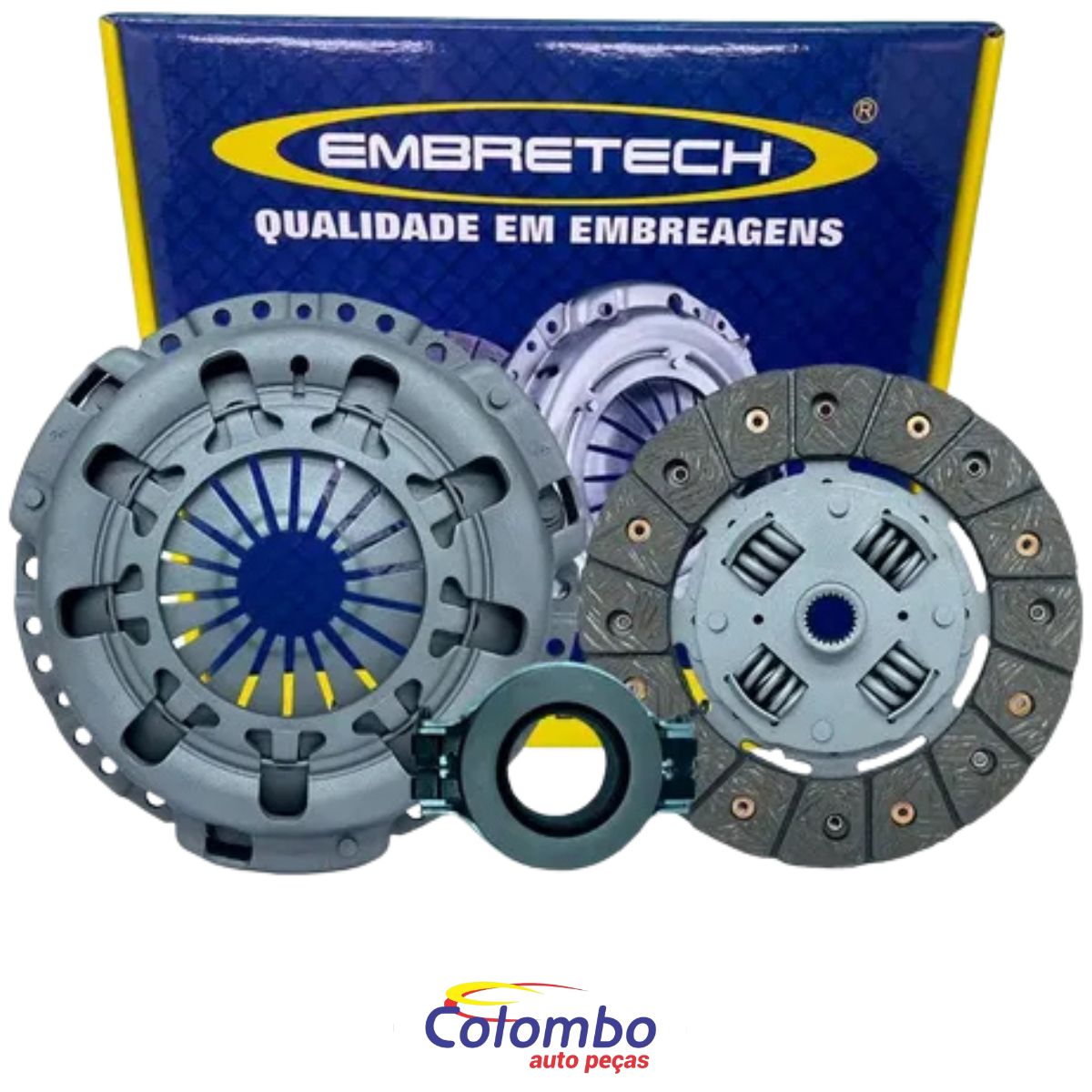 KIT EMBREAGEM 210MM/24 ESTRIAS - MOTORES AP 1.8 2.0