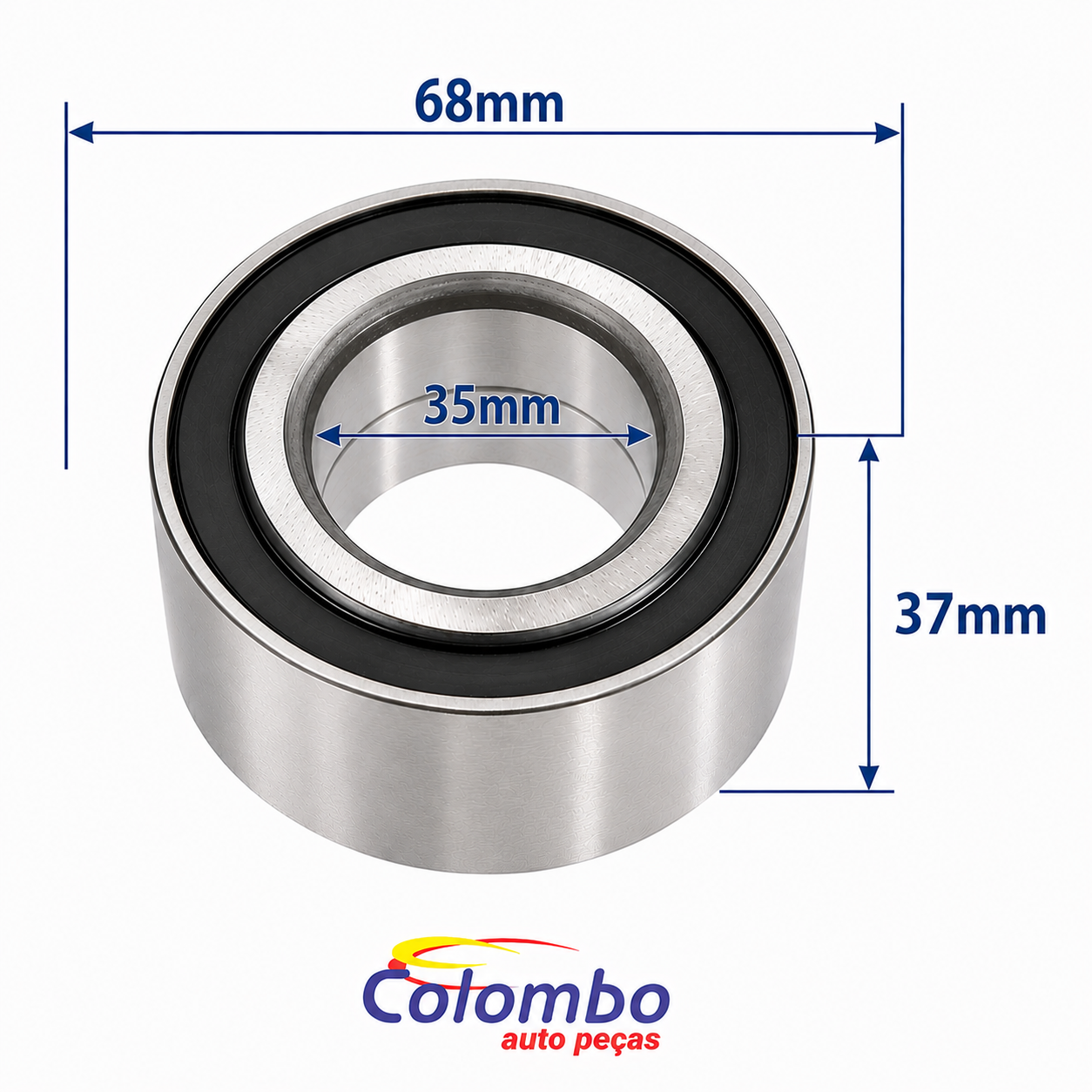 ROLAMENTO RODA DIANTEIRO (35X68X37)