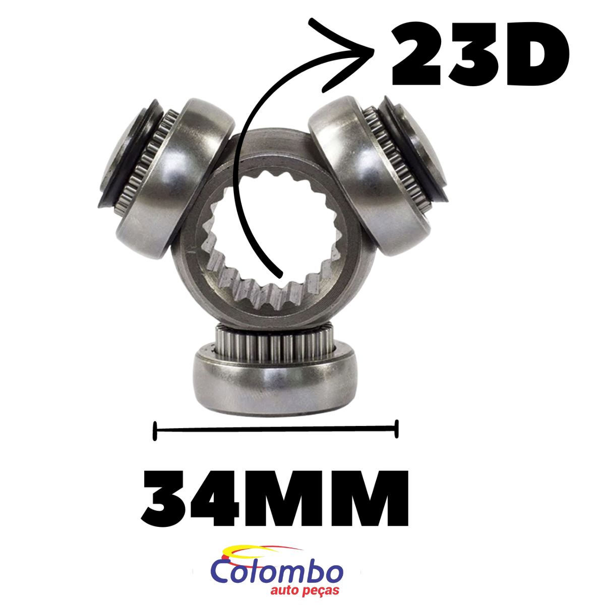 TRIZETA 23 DENTES/ELO 34MM