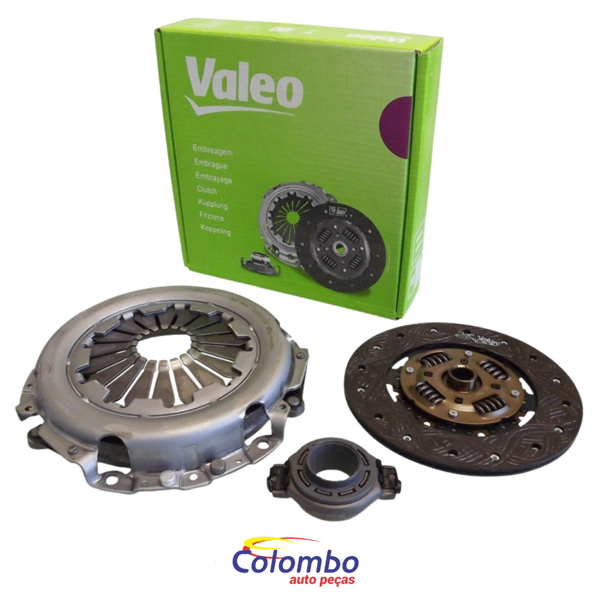 KIT EMBREAGEM 200MM/24 ESTRIAS - MOTORES AP 1.8 2.0