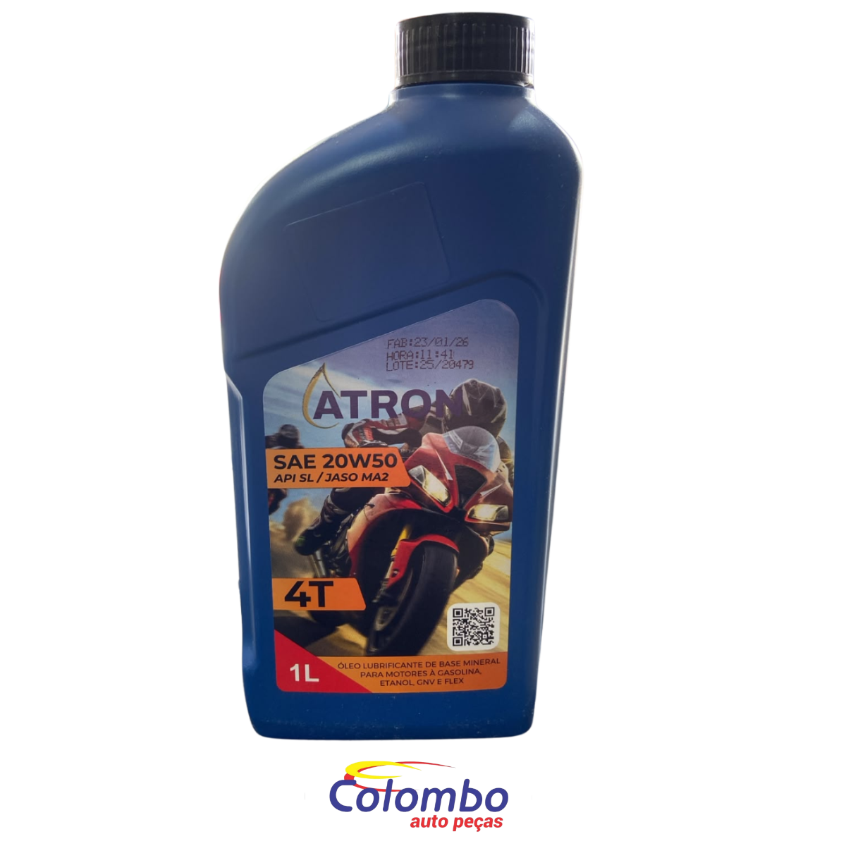 OLEO 20W50 MINERAL P/MOTO (ATRON)