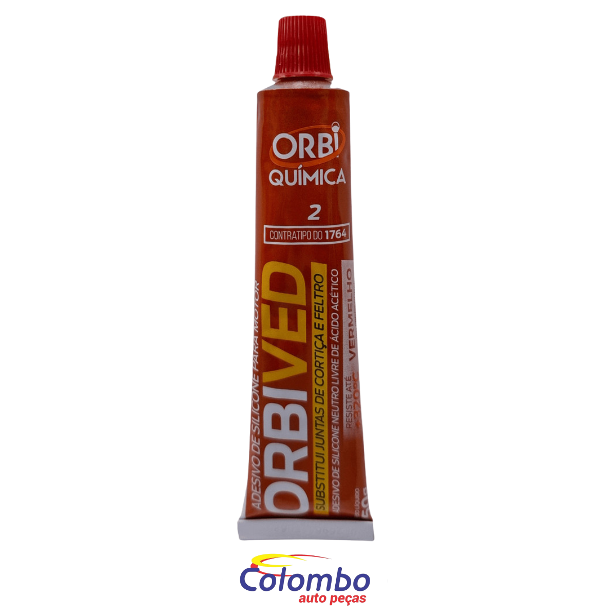 SILICONE VERMELHO ALTA TEMPERATURA