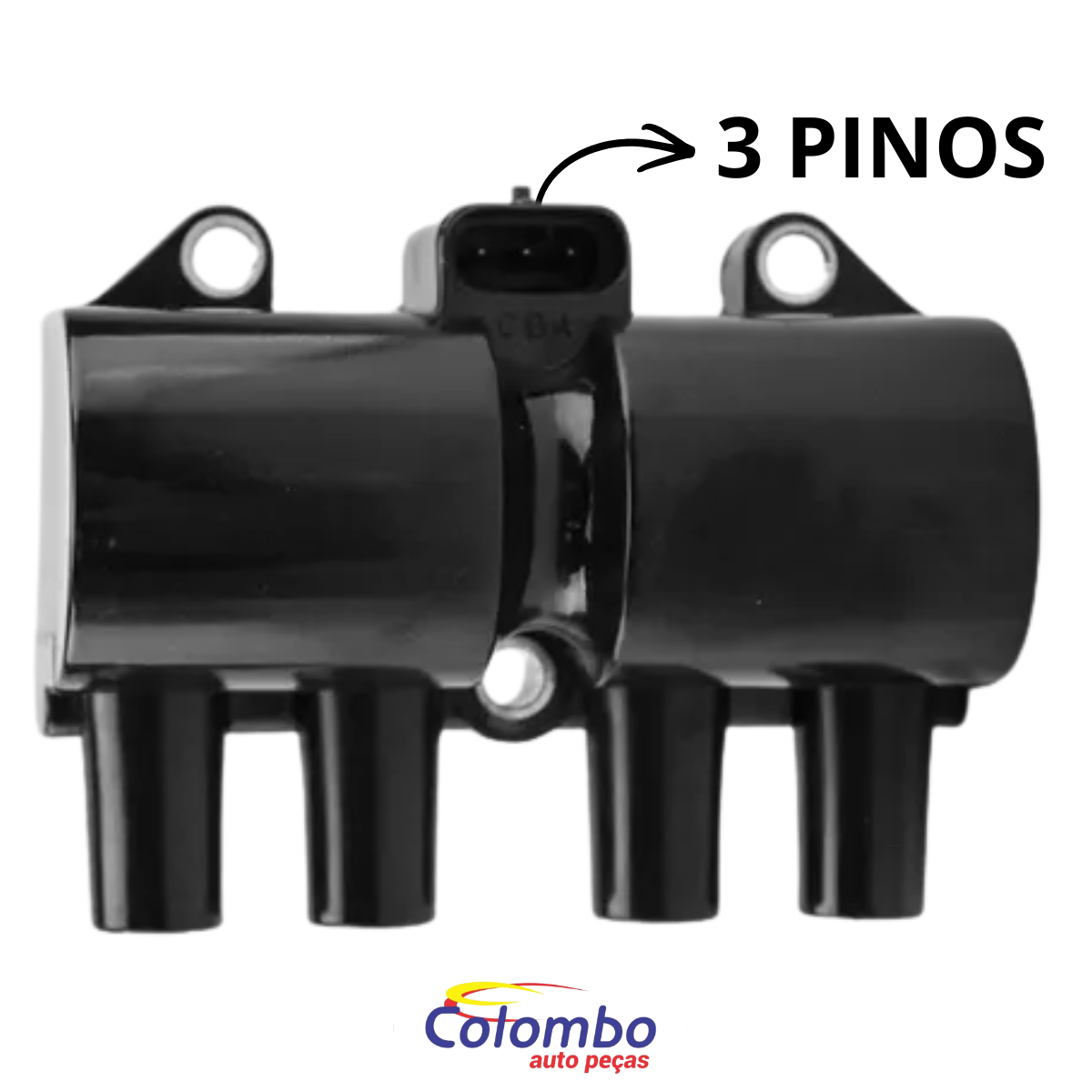 BOBINA INGNICAO 3 PINOS