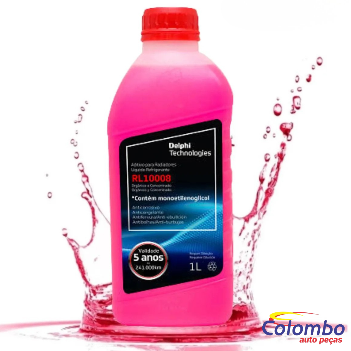ADITIVO RADIADOR ROSA CONCENTRADO 1LT (DELPHI)