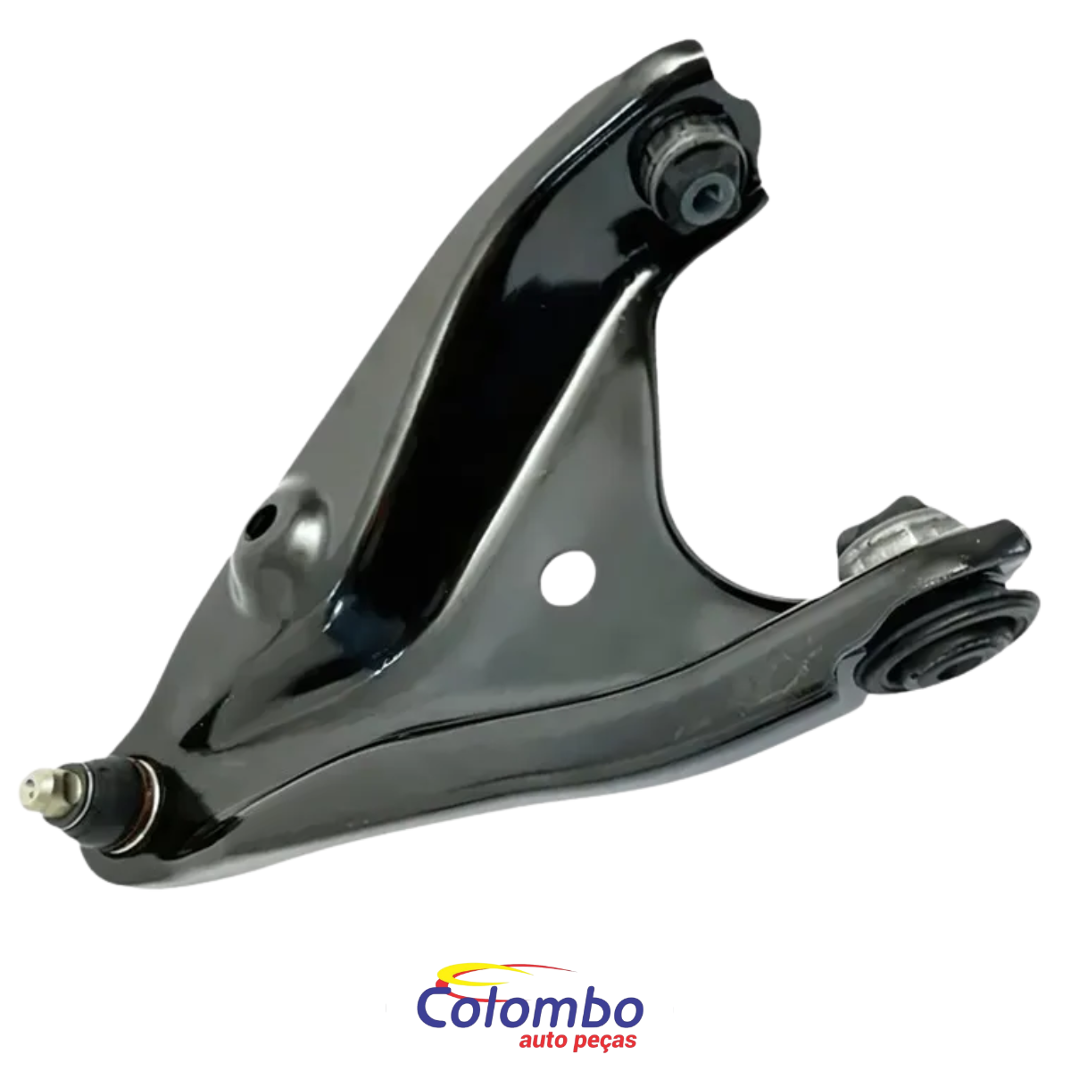 BANDEJA SUSPENSAO DIANTEIRA RENAULT NOVO LOGAN/NOVO SANDERO 2014> COMPLETA C/BUCHAS E PIVO (LADO ESQUERDO)