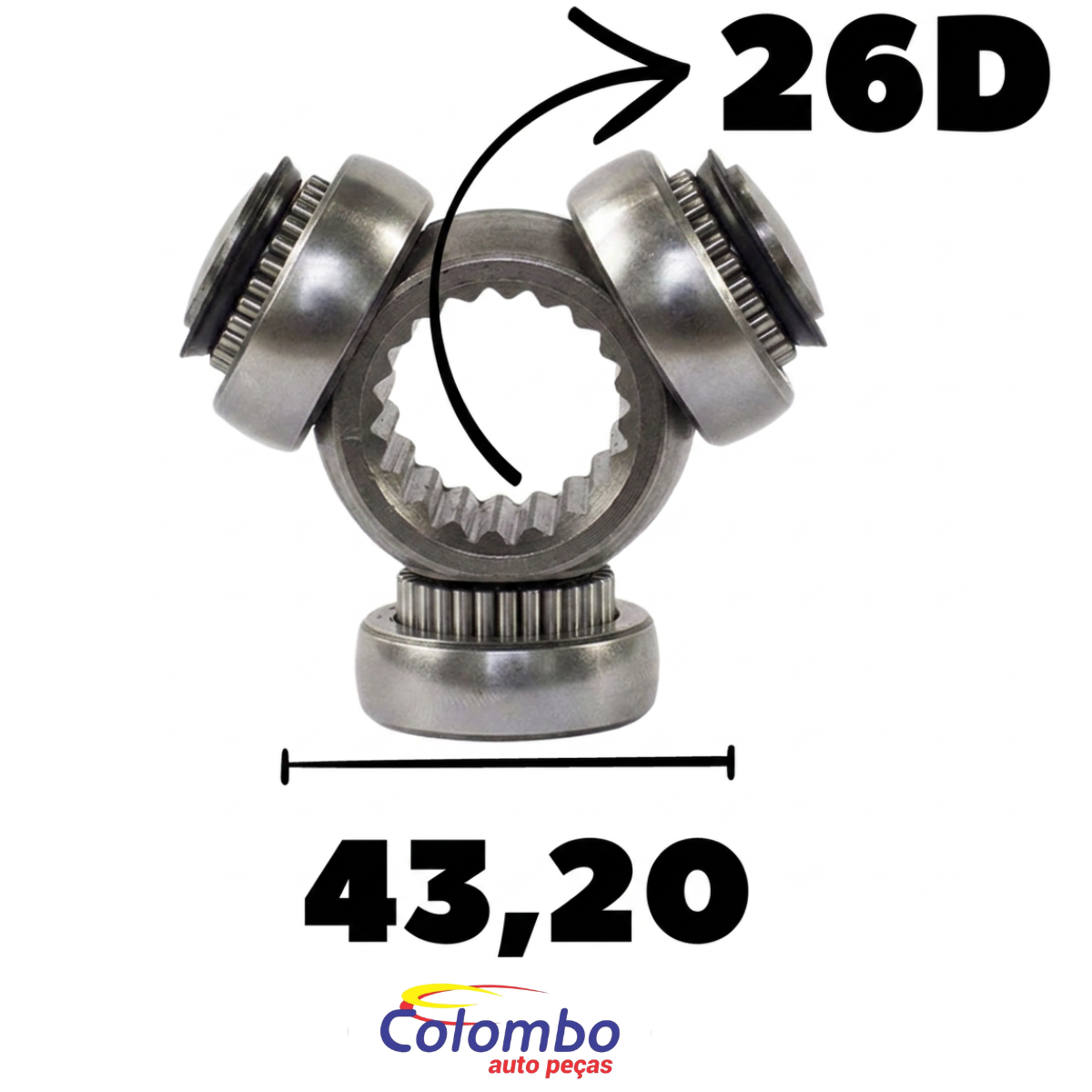 TRIZETA 26 DENTES/ELO 43,20