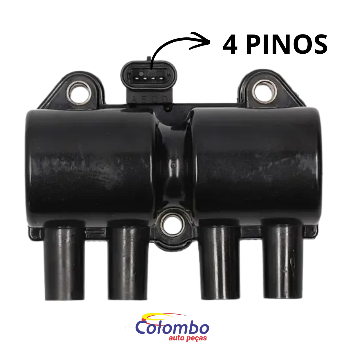 BOBINA IGNICAO 4 PINOS