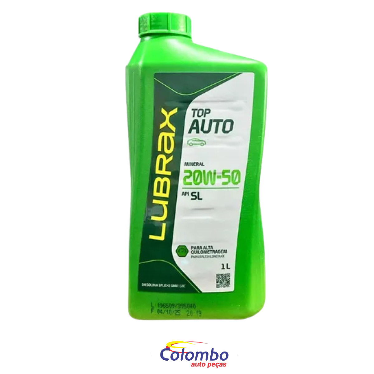 LUBRAX ESSENCIAL 20W50 SL MINERAL